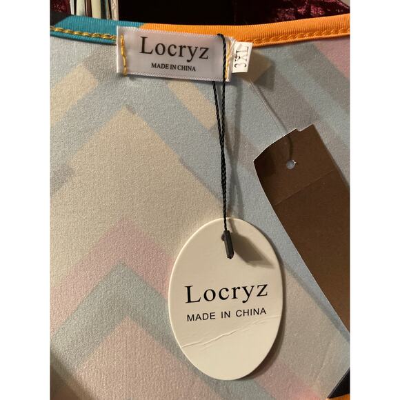 Locryz Size 3X Multi-Color Maxi Dress - Picture 5 of 5